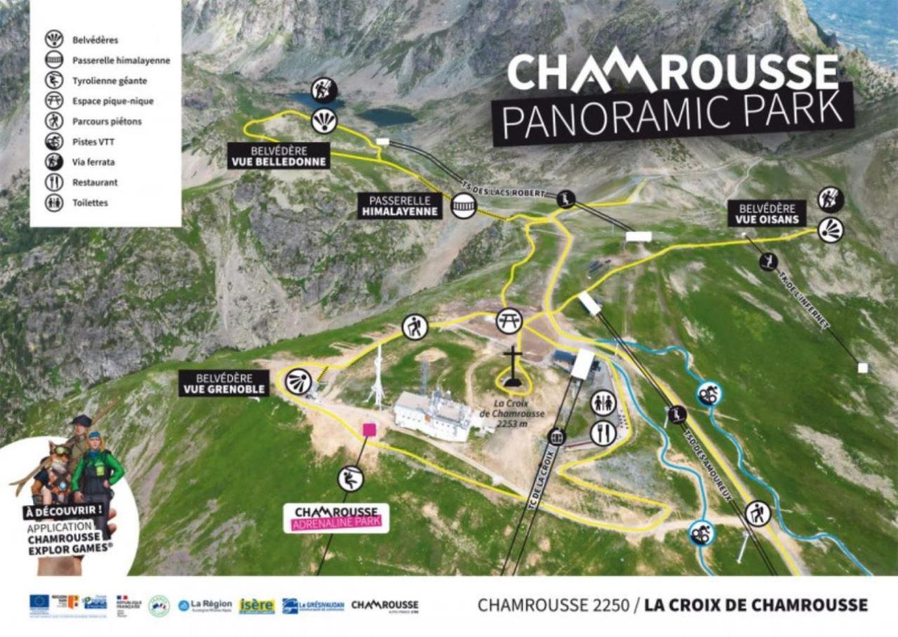 Le T2 Douillet D'Uriage - Residence Le Louvre - Cure Thermale Uriage- Proche Chamrousse - Jusqu'A 3 Personnes - Region Agreable En Toute Saison Vaulnaveys-le-Haut 외부 사진